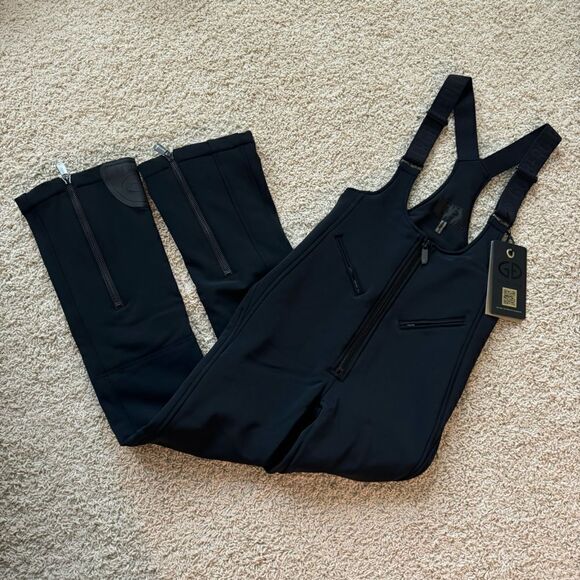 GOLDBERGH WOMEN'S PHOEBE SALOPETTE SKI BIB BLACK NWT size 10 - Picture 2 of 7